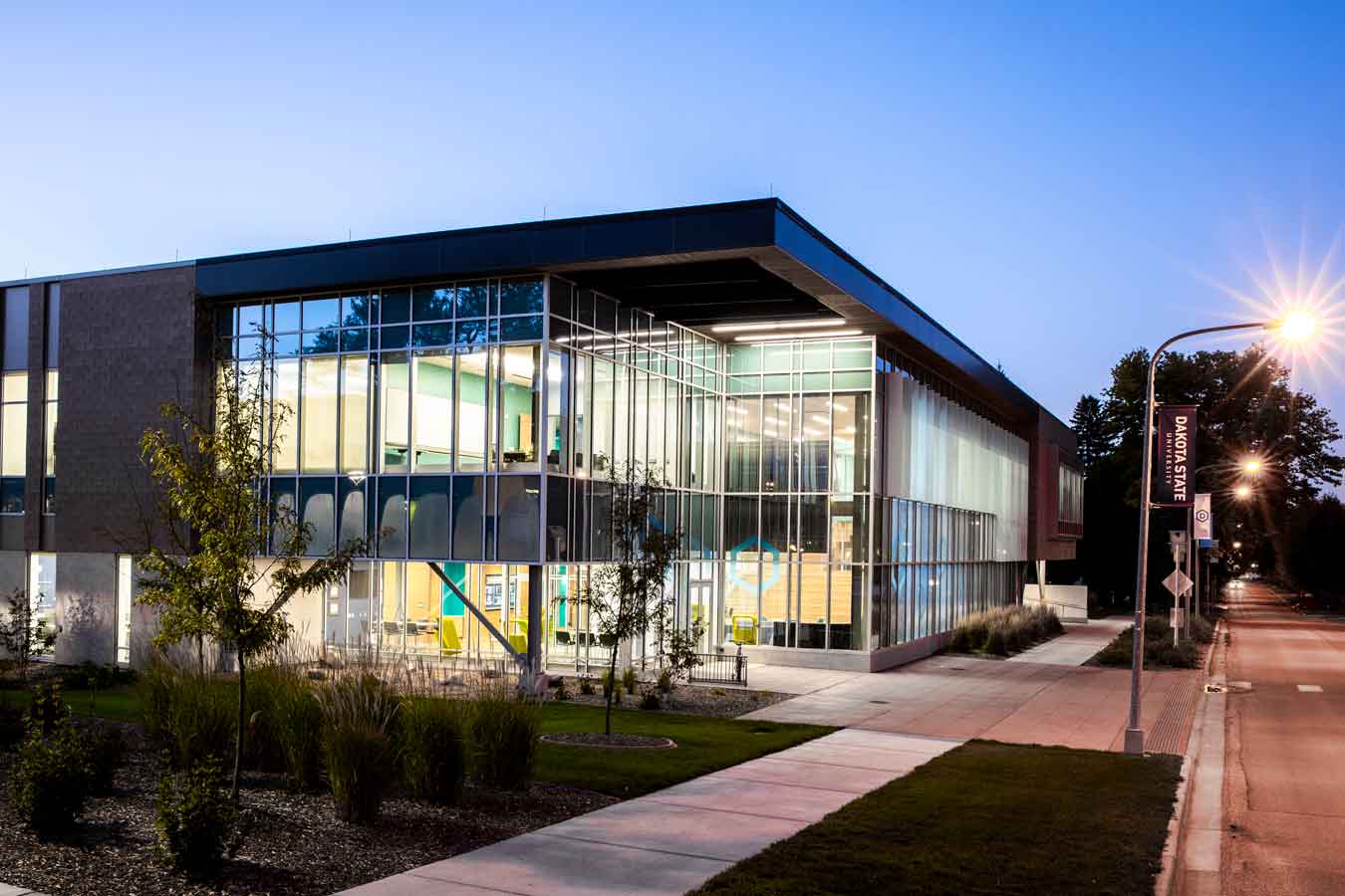 a building on the DSU campus
